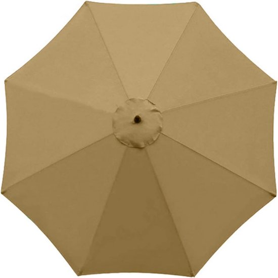 Ersatzbezug Für Sonnenschirme – Sonnenschirmstoff – Sonnenschutz Für Den Außenbereich – Upf 50+ Sonnenschutz – 2,7–3 Meter – Weiß
