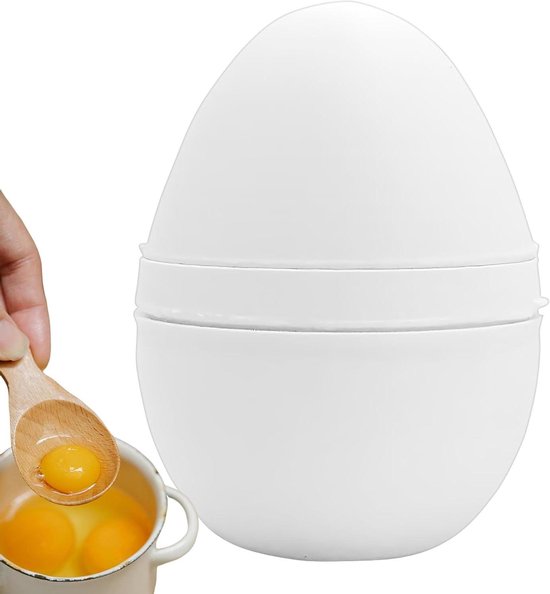 Eiertrenner – Eigelbtrenner Küchenutensil – Backen Und Kochen – Schiebebehälter – 8,7 X 6,8 X 6,8 Cm – Weiß