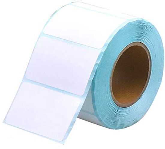 1000 Selbstklebende Adressetiketten 40 X 20 Mm – Rechteckige Weiße Aufkleber Für Thermodrucker – Büro, Küche, Beschriftung