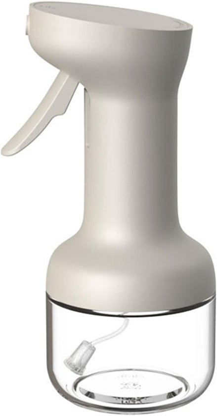 Saucen-sprühflasche – Sprühflasche – Öl-sprühflasche Aus Glas – Tropffreie Sprühdüse/auslaufsicher – 1 Stück – Zum Kochen Und Grillen – 280 Ml – Weiß