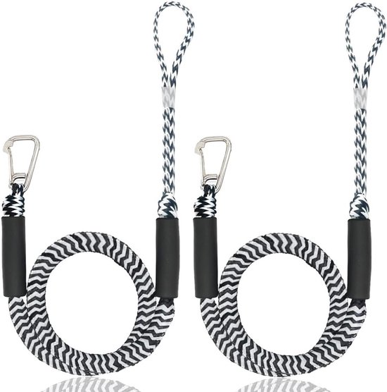 Festmacherleine – Dockleine – Sicheres Festmachen – Doppelt Geflochten – 1,22 Meter – Weiß