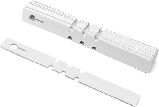 Gartenpflanzenetiketten – 21 X 2 Cm – 300 Stück Pro Packung – Kunststoff – Wetterfest – Verstellbar – Etiketten Für Den Außenbereich – Weiß