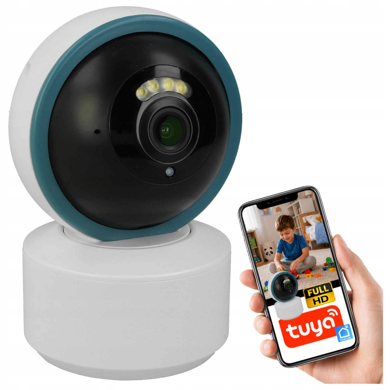 [paczb] Tuya Smart N112 Fhd Drehbare Ip-wlan-innenkamera