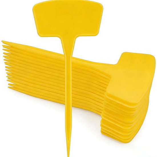 50 Stück Pro Packung – 20 Cm Hoch – Pflanzenetikett – Kunststoff – Weiß
