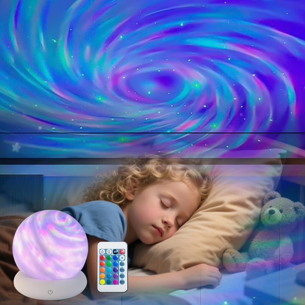Sternenhimmel-projektor, Wiederaufladbares Nachtlicht Für Kinder, 16 Lichtmodi, Inklusive Fernbedienung Und Dimmer, Geeignet Zur Dekoration Von Kinder- Und Erwachsenenzimmern