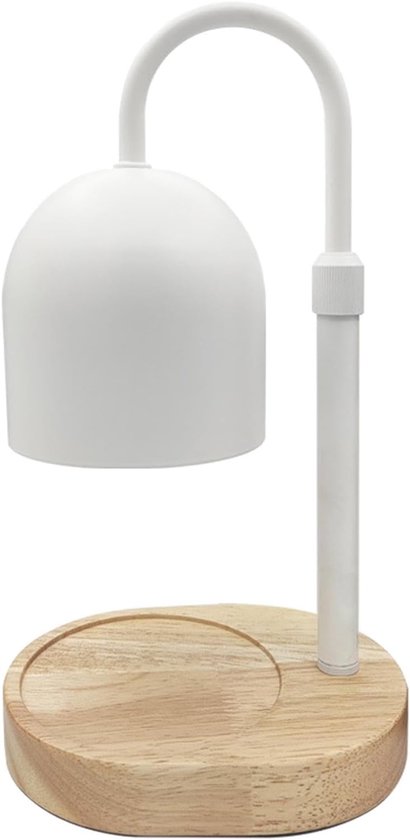 Terrariumbeleuchtung – Kerzenheizlampe, Praktischer Kerzenaufschäumer, Kompatibel Mit Gläsern, Flammenlose Kerzen, Tischheizleuchte, Weiß