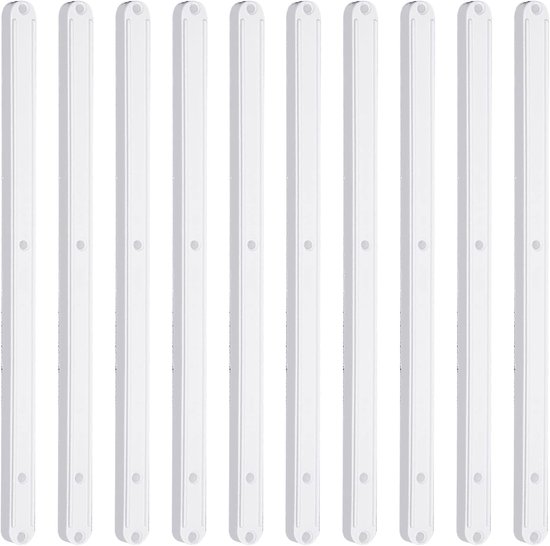 Schubladenschienen Aus Kunststoff, Schrankschienen, Schubladenschienen Geeignet Für Möbelschubladen (weiß, 298 Mm)