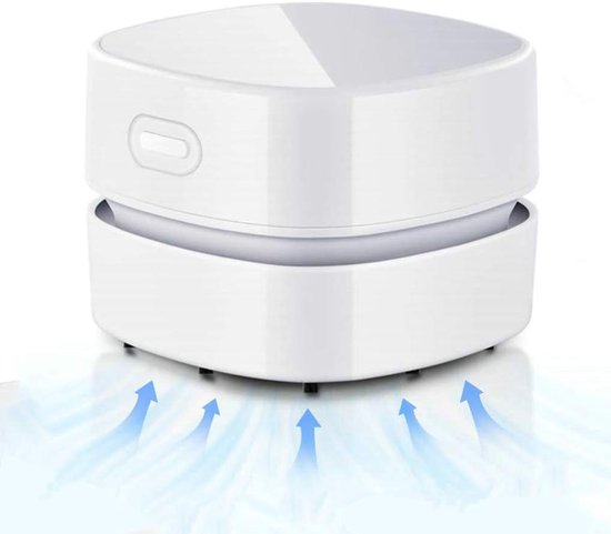 Mini-staubsauger Akku-tischstaubsauger Usb-aufladbar 360 Drehbar Handstaubsauger Zum Entfernen Von Staub Borsten Und Schmutz Weiß 7 9 X 7 9 X 6 7,9