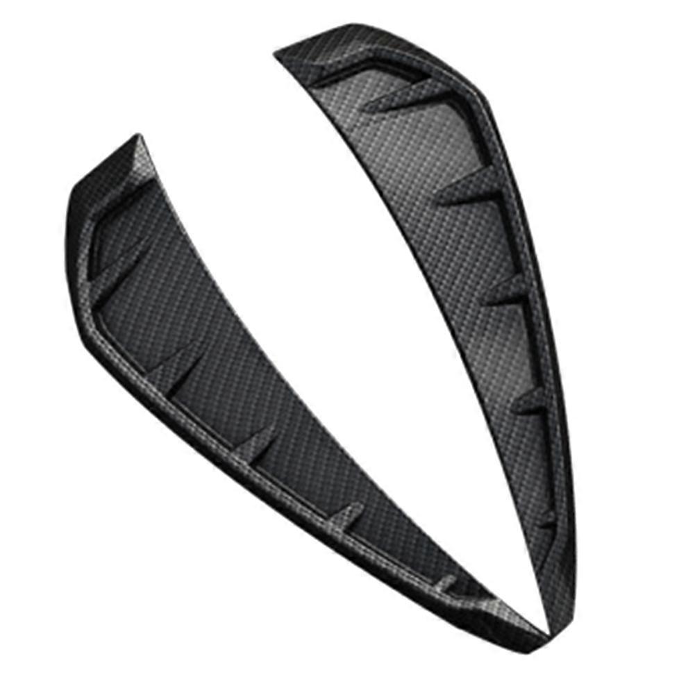 Carbonfaser-zierleiste Für Den Vorderen Kotflügel-seitenspoiler Des Honda Civic Der 10. Generation (2016-2019).