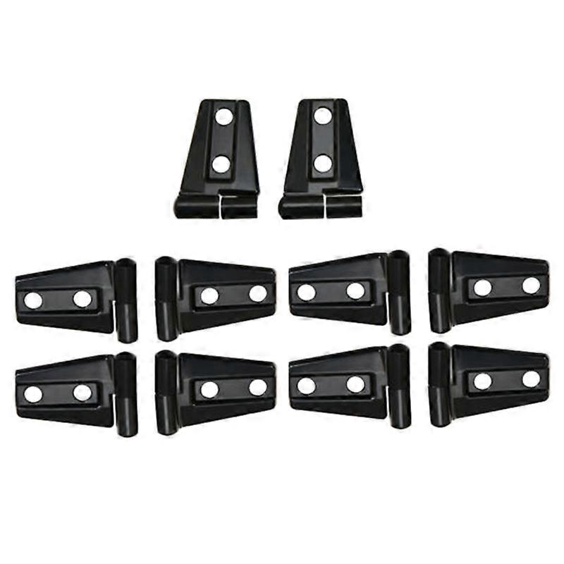 10 Abdeckungen Für Motorhauben- Und Türscharniere Für Jeep Wrangler Jk Jku 2007-2017 (autozubehör)