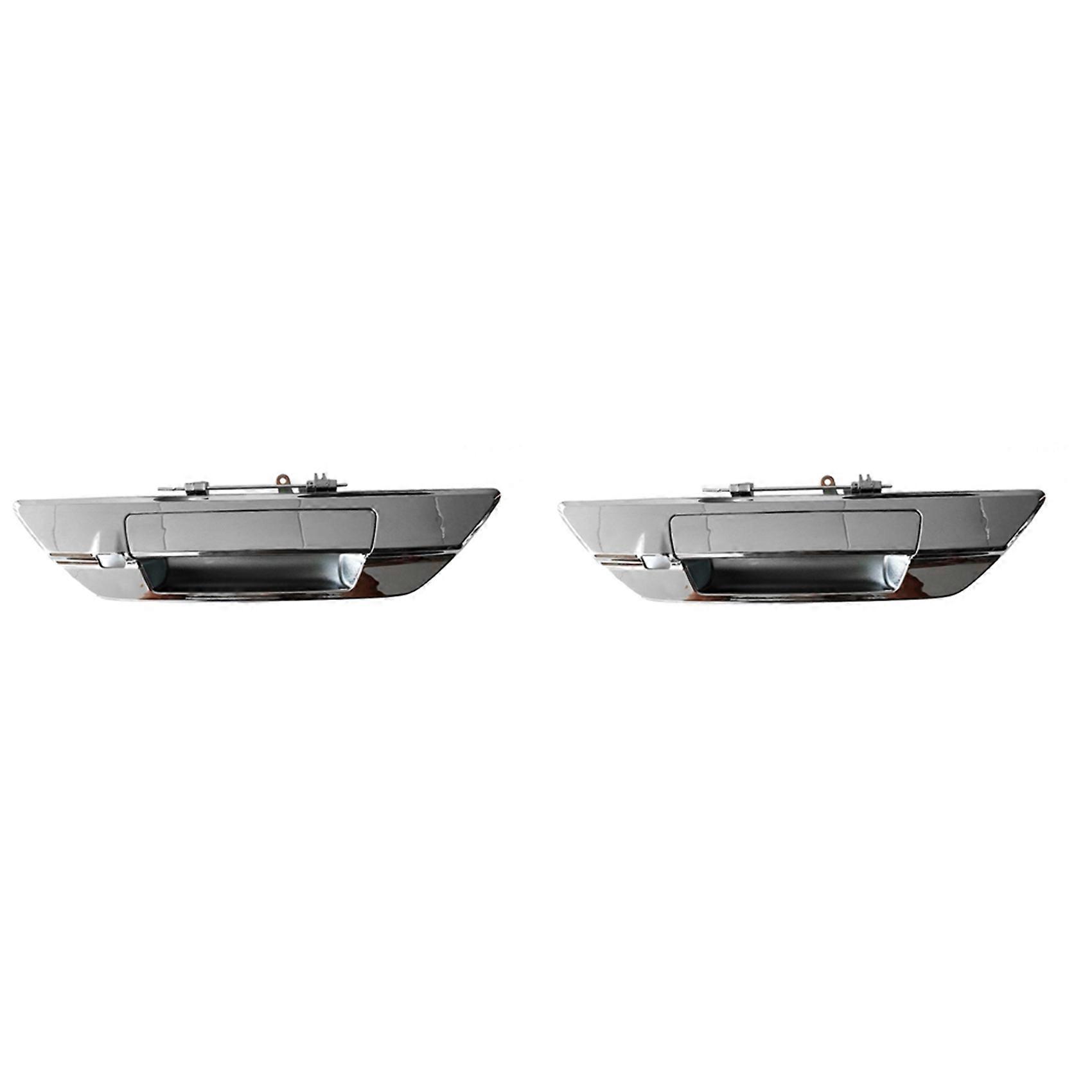 2x 69090-0k120 Für Toyota Hilux Revo 2015-2020 Chrom-heckklappengriff Mit Kameraöffnung 690900k120
