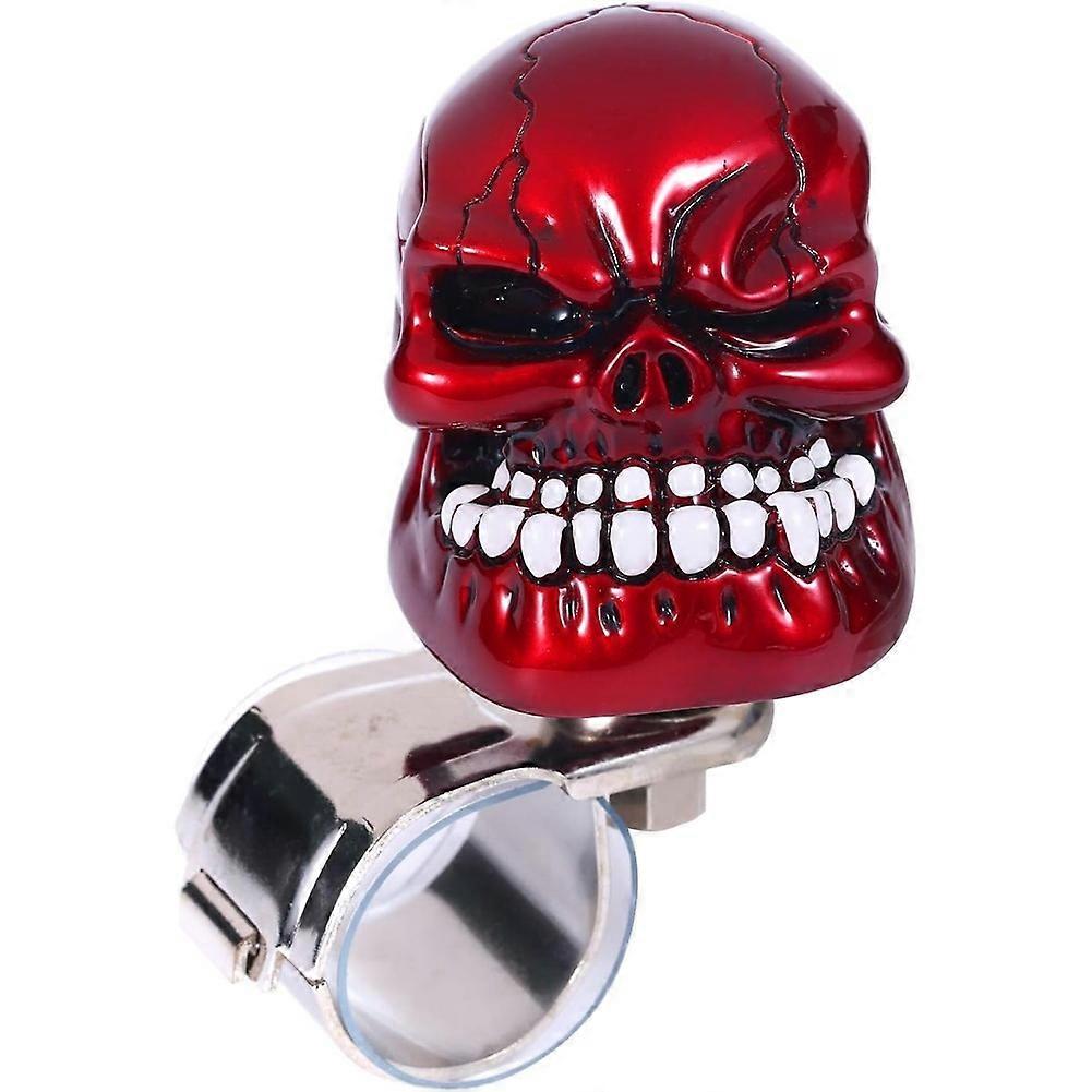 Lenkradknauf In Totenkopfform, Universalgriff, Universell Passend Für Die Meisten Fahrzeuge: Autos, Lastwagen, Traktoren, Rasenmäher, Golfwagen.
