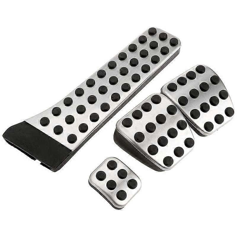 4 Edelstahlpedale Für Mercedes-benz W202 W203 W204 W124 W210 W211 W212 W218 X204 R172 R231 Ce Cls Glk Slk
