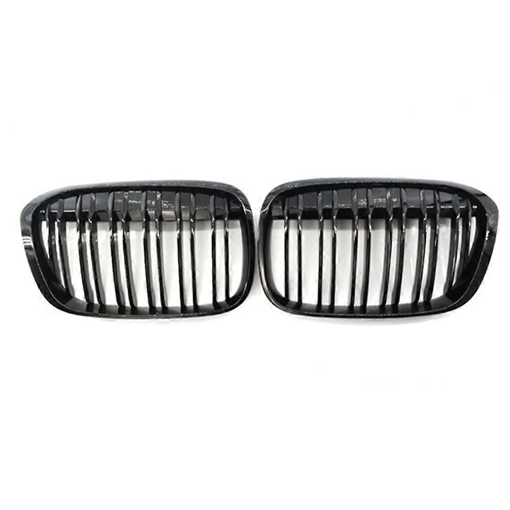 Frontgrill Für Die Stoßstange, Doppelstreifen, Glänzend Schwarz, Für Bmw X1 F48 F49 2016-2018 51117383363, 51117383364