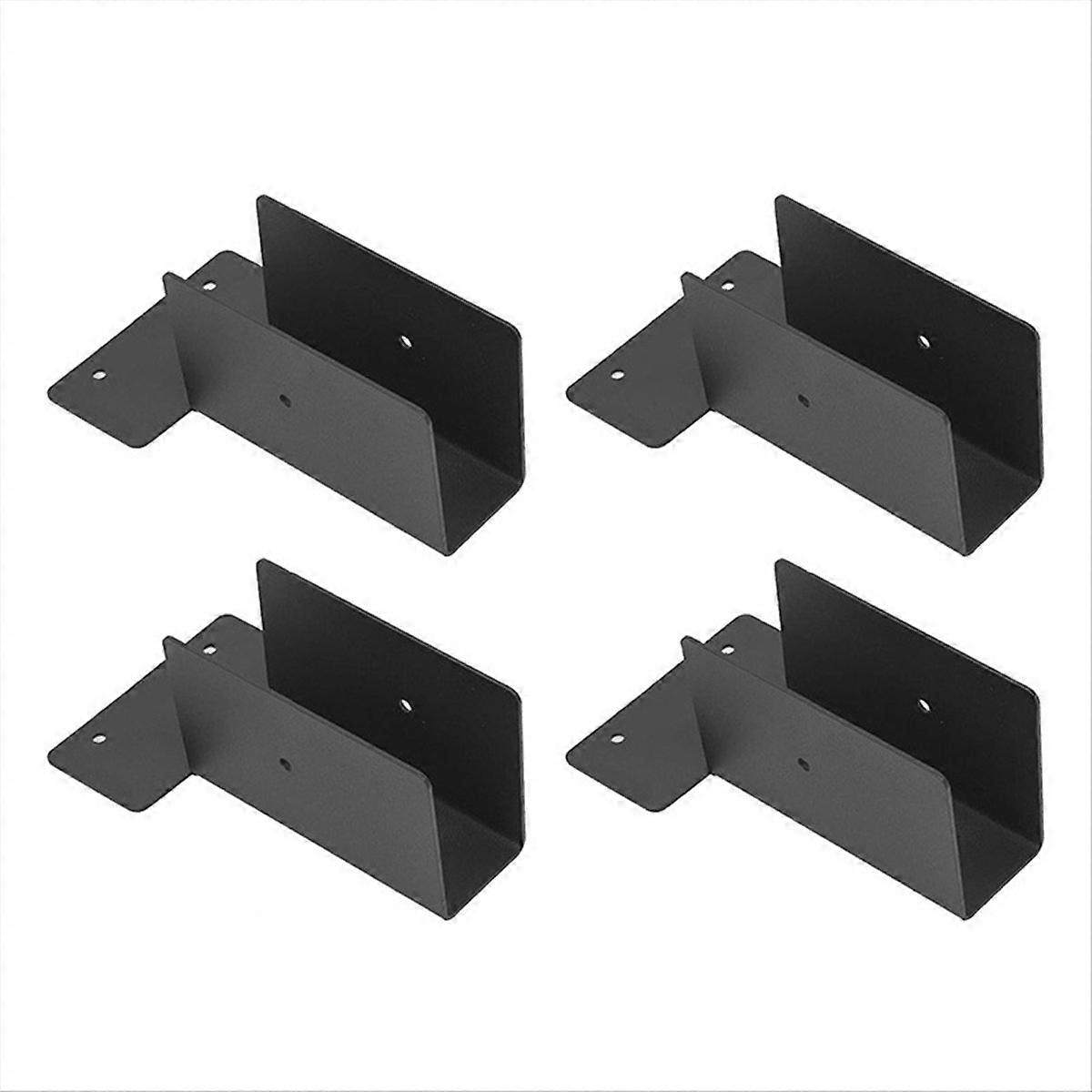 Befestigungswinkel Für 2x4- Oder 2x6-pergola-balken Im Außenbereich (schwarz), 4er-pack