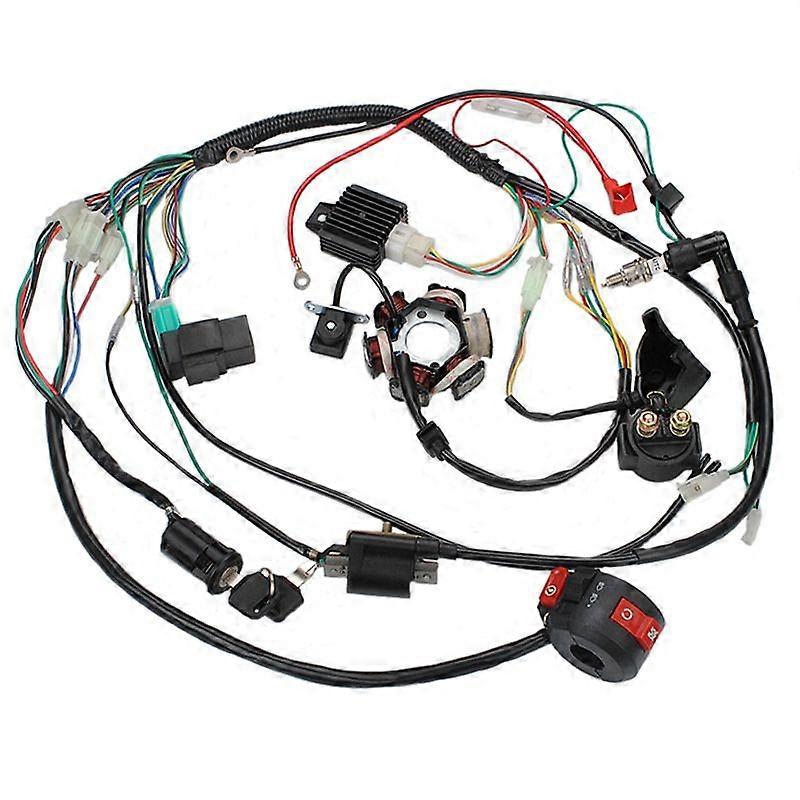 Kompletter Elektrischer Verkabelungssatz Mit 6-spulen-cdi-stator Für 50-125cc Motoren.
