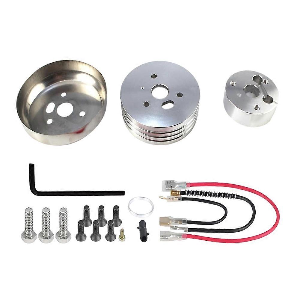 Adapter Für Lenkradnaben Mit 5 Und 6 Löchern, Schnellverschluss-lenkradnaben-set Aus Aluminium, Universell Passend.