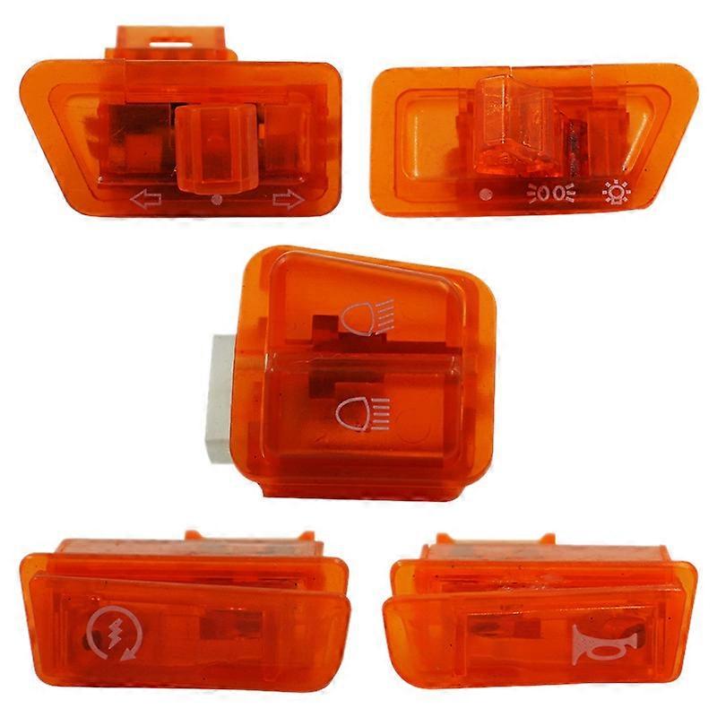 Blinkerschalter, Abblend- Und Fernlichtschalter, Hupenknopf Für Honda Dio Af17 Af18 Roller Der Baureihen Gy6 50cc 125cc 150cc (orange)