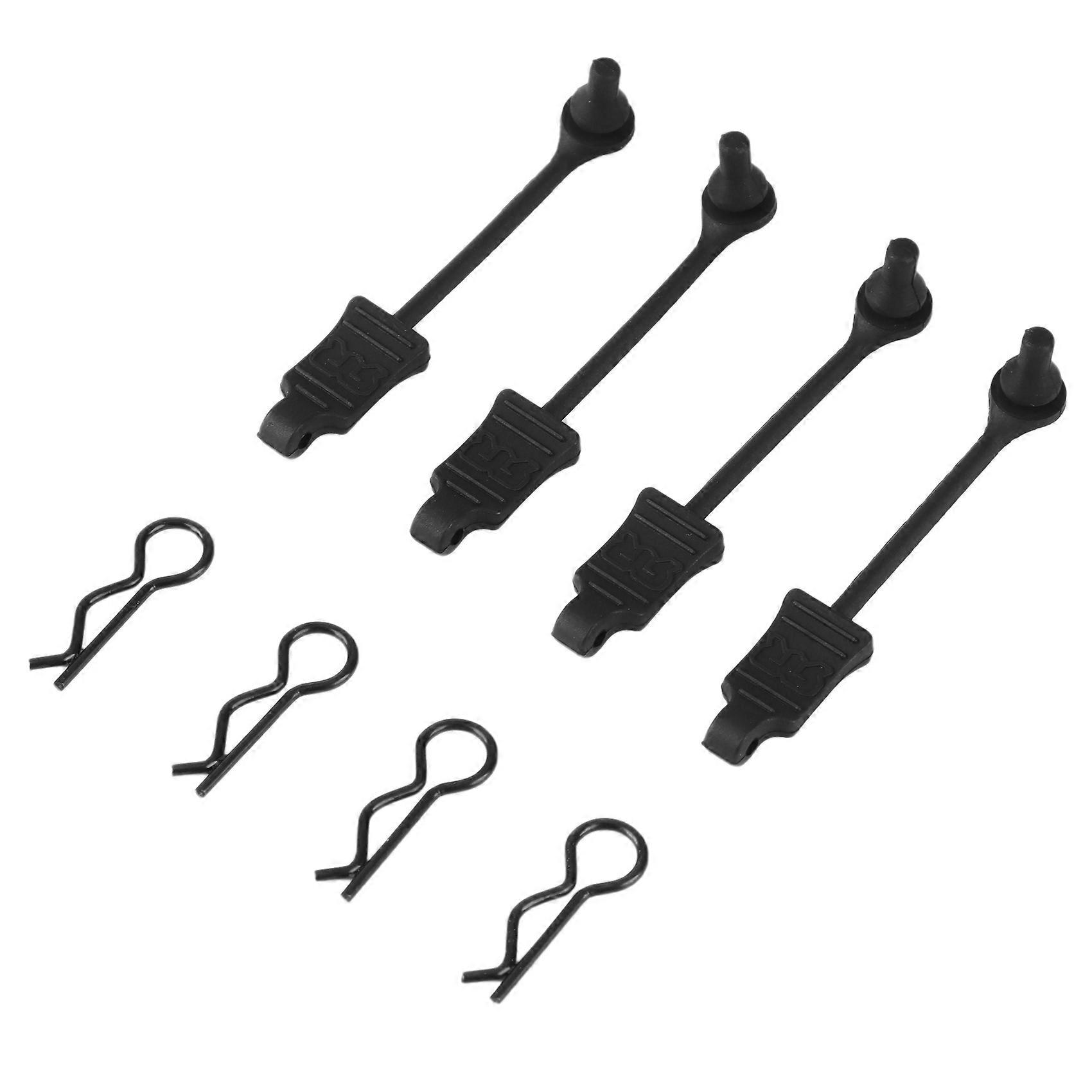 4 Stück Gummi-karosserieclip Und Haltegehäuse Für Arrma Senton 1/10