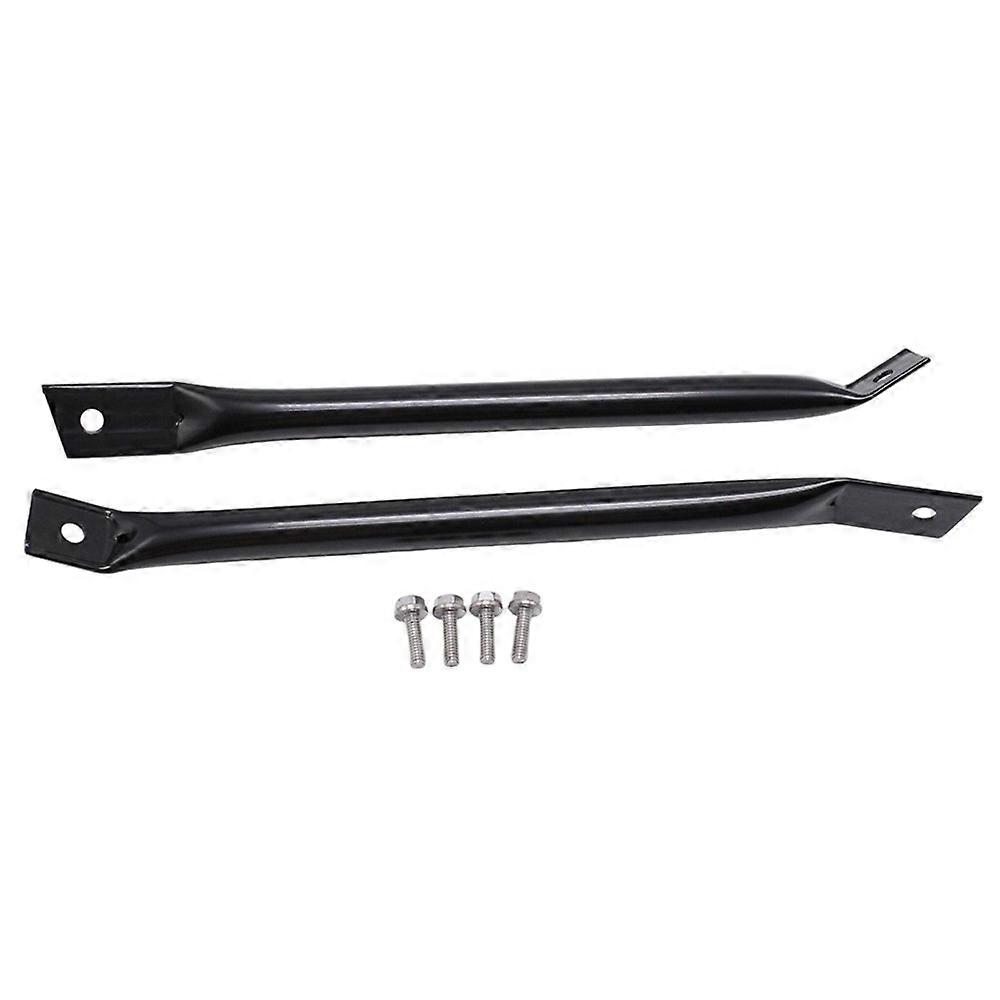 1 Paar Schwarze Kotflügel-kühlerhalterungen Mit Schrauben, Kompatibel Mit Chevy Camaro Z28 Street Rod (baujahre 1970–1981), 17-3/4 Zoll Motorhauben-kühlerhalterung