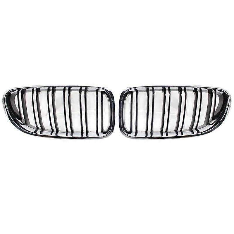 Sportgrill Mit Doppelstreifen Für Bmw 6er F06 F12 F13, Chrom + Schwarz