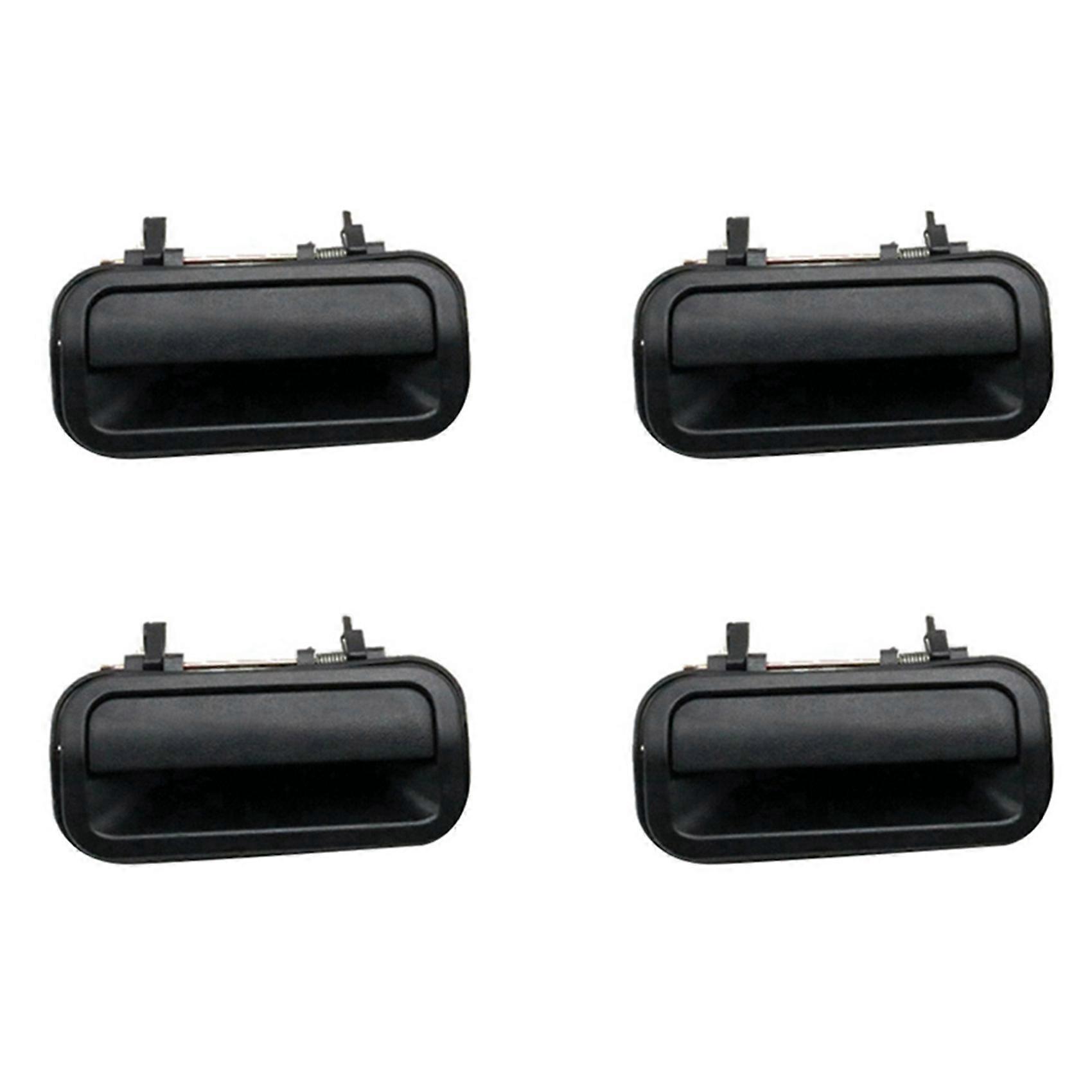 4 Schwarze Außentürgriffe Hinten Rechts Iz1521106 Für Isuzu Rodeo Pickup 1998 1999 2000 2001 2002 2003