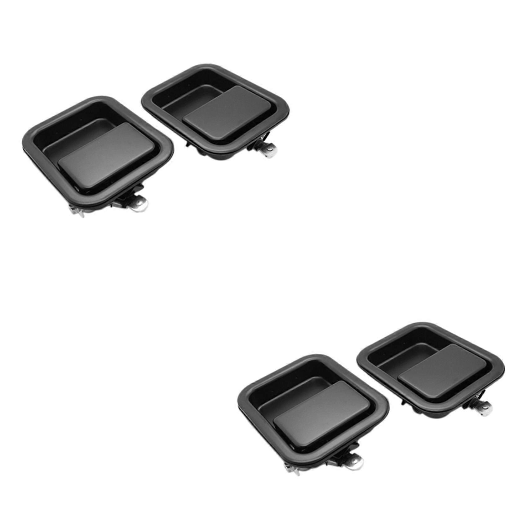 Satz Mit 2 Metallgriffen Für Die Vorderen Außentüren, Türtyp 55176382ae 55176383ae Für Jeep Wrangler Tj L Yj Von 1987 Bis 2006.