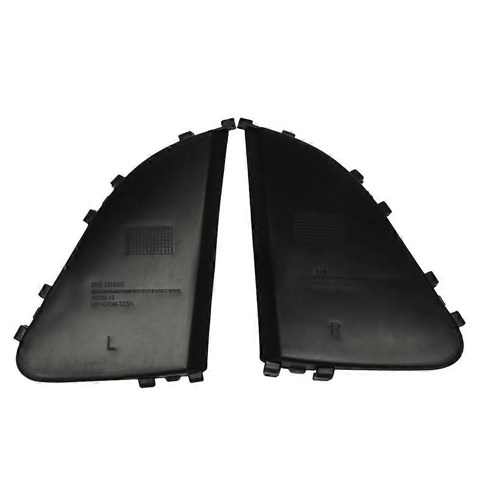 Paar Geschlossene Frontgitter, Links Und Rechts, Aus Schwarzem Kunststoff, Teilenummern 51117374205 Und 51117374206, Für Bmw X1 F48 F49 Sav 2010-2013.