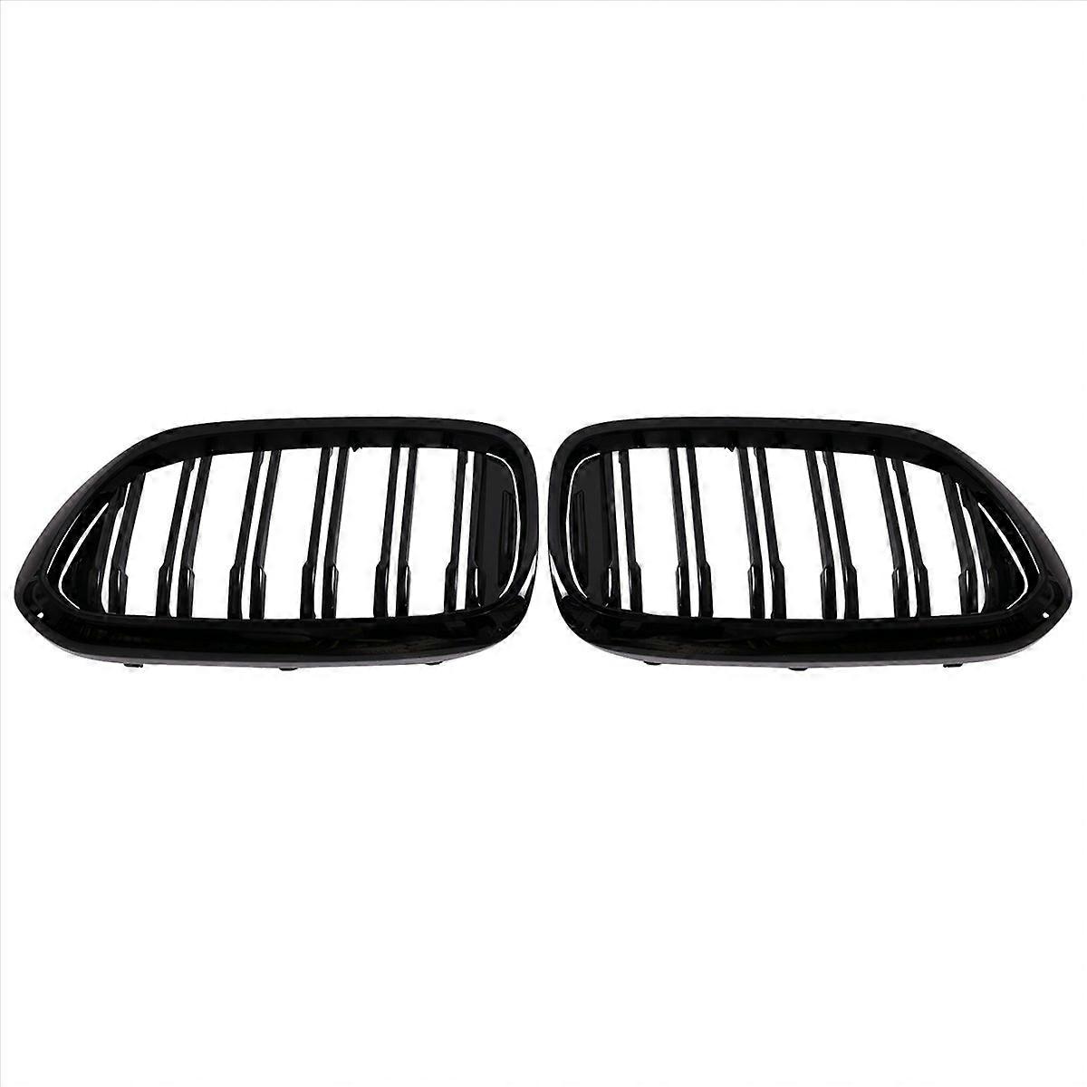 Frontstoßstangengrill Im Doppellinien-design, Competition-stil, Für 5er G30/g31/g38 530i 540i 550i, Glanzschwarz Doppel.