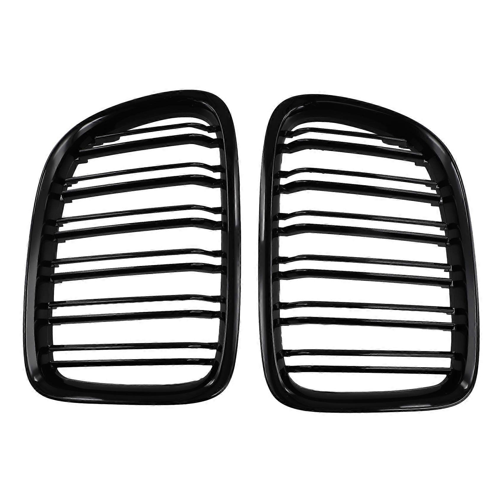 Doppellamellen-frontgrill In Hochglanzschwarz Für Bmw X1 Baureihe E84 Sdrive Xdrive 2009-2015