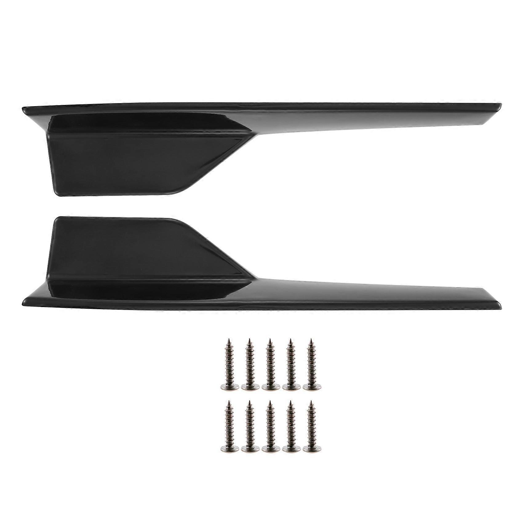 Universelle Seitenschweller Für Fahrzeuge, Schwarz, 450 Mm, Äußere Untere Seitenschwellerverlängerungen, Lippendiffusoren (glänzend Schwarz).