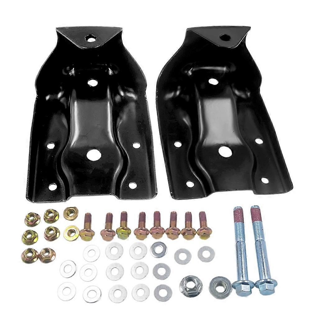 1 Paar Blattfeder-schäkelhalterungen Mit Schrauben Für Chevy Gmc 12474021 722-032