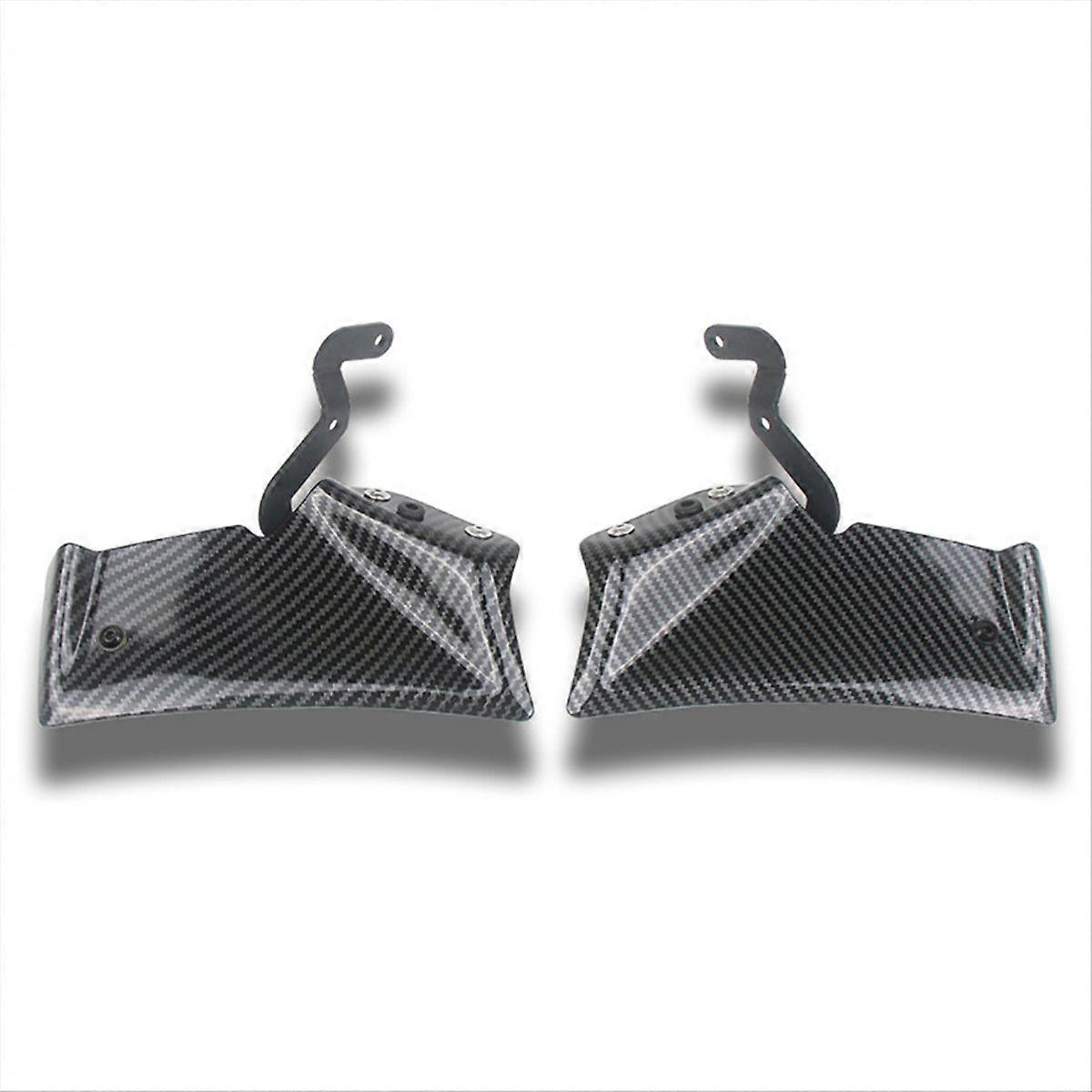 Aerodynamischer Motorradspoiler Mit Kohlefaserstruktur