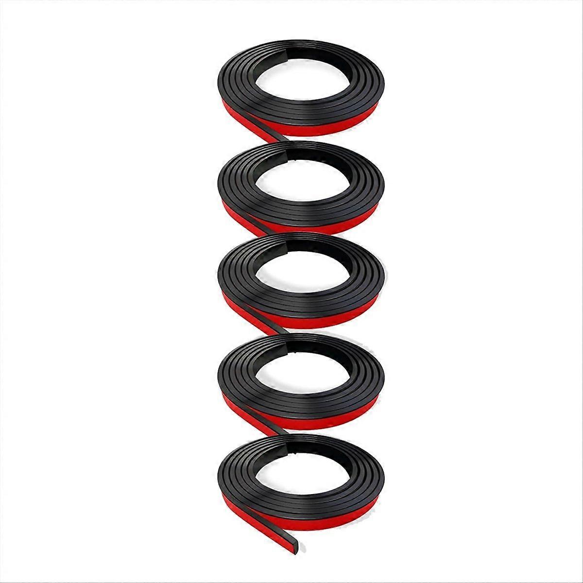 Fenstergitter-set (insgesamt 5 Rollen), Farbe: Schwarz.