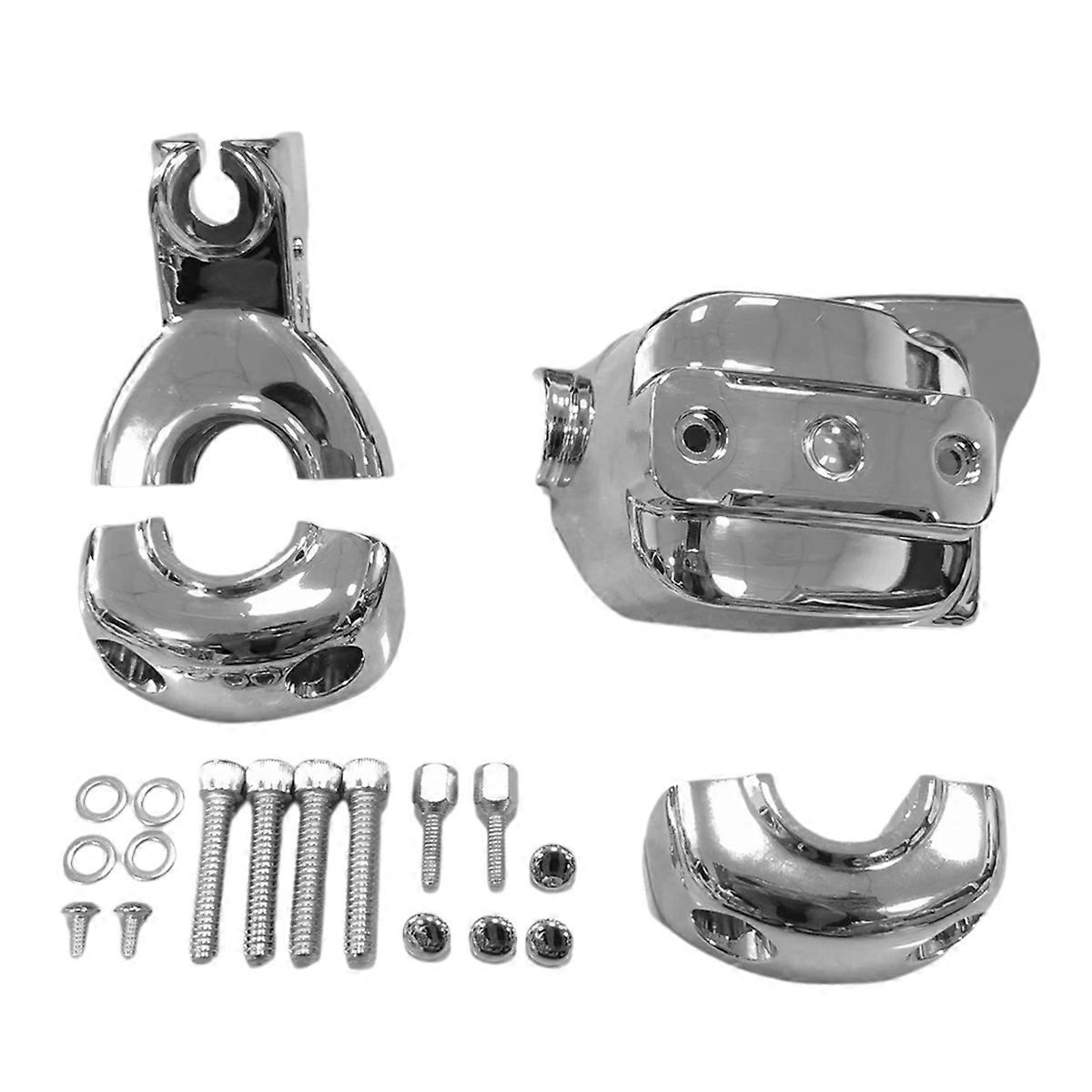 Chrom-zierleisten-set Für Die Vordere Kupplungsbetätigung Der Road Glide (baujahre 1996–2007), Lenkermodifikation, Pumpenabdeckung