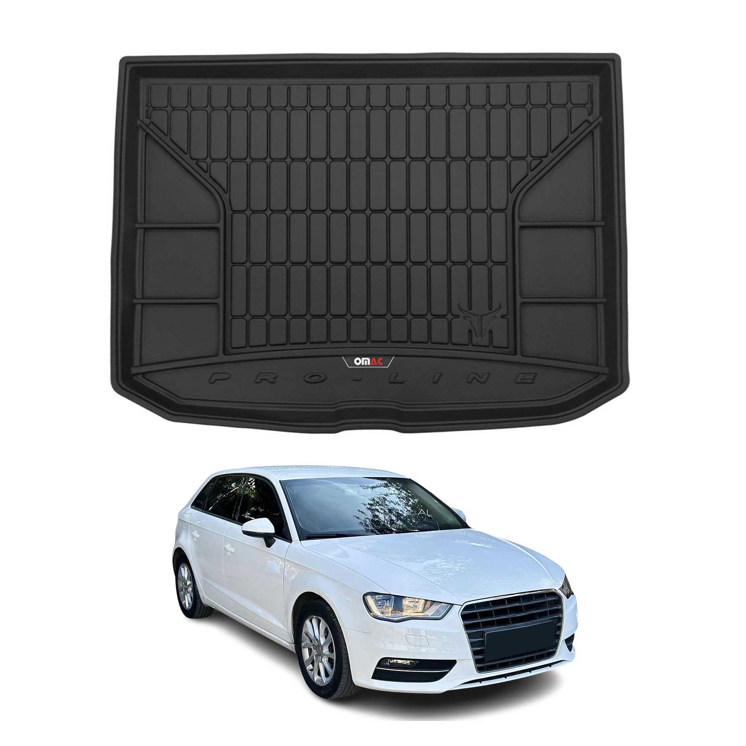 Omac Gummi Kofferraumwanne Für Audi A3 A3 Sportback 8v 3tür / 5tür 2012-2020