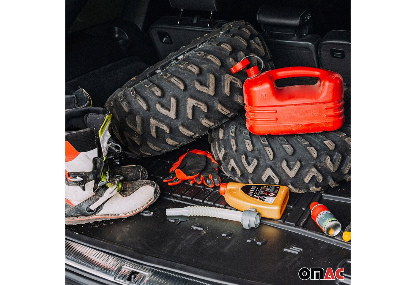 Omac Gummi Kofferraumwanne Für Audi A4 Avant B9 2016-2025 Laderaumwanne Tpe Bild 3