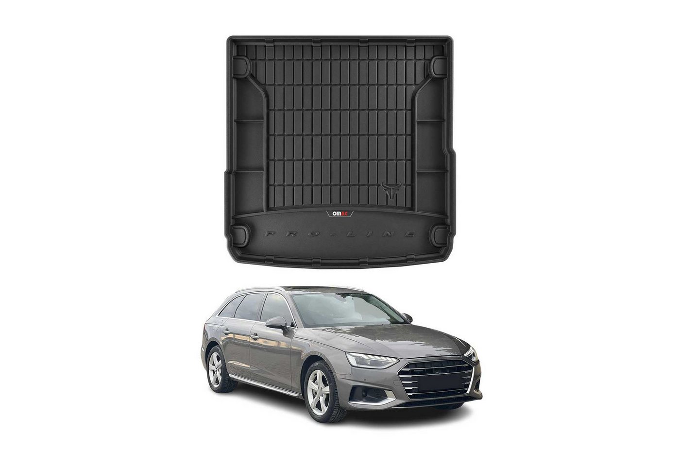 Omac Gummi Kofferraumwanne Für Audi A4 Avant B9 2016-2025 Laderaumwanne Tpe Bild 5