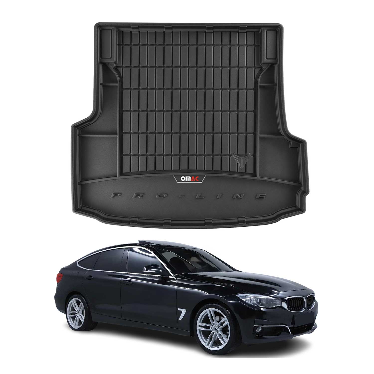 Omac Gummi Kofferraumwanne Für Bmw 3er Gt F34 2012-2023 Tpe Laderaumwanne