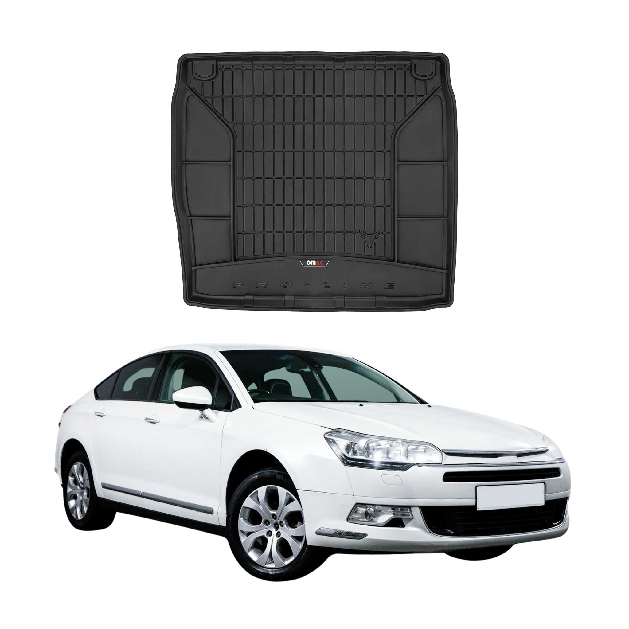 Omac Gummi Kofferraumwanne Für Citroen C5 Limo 2008-2017 Tpe Laderaumwanne