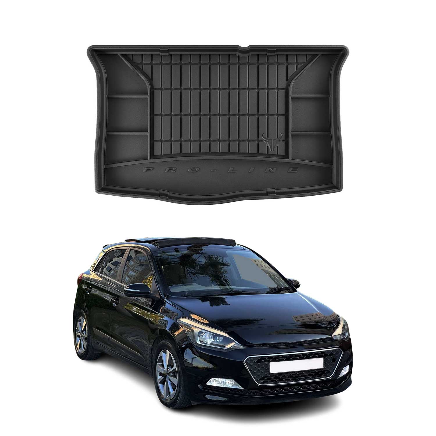 Omac Gummi Kofferraumwanne Für Hyundai I20 Comfort 2014-2020 Tpe Laderaumwanne