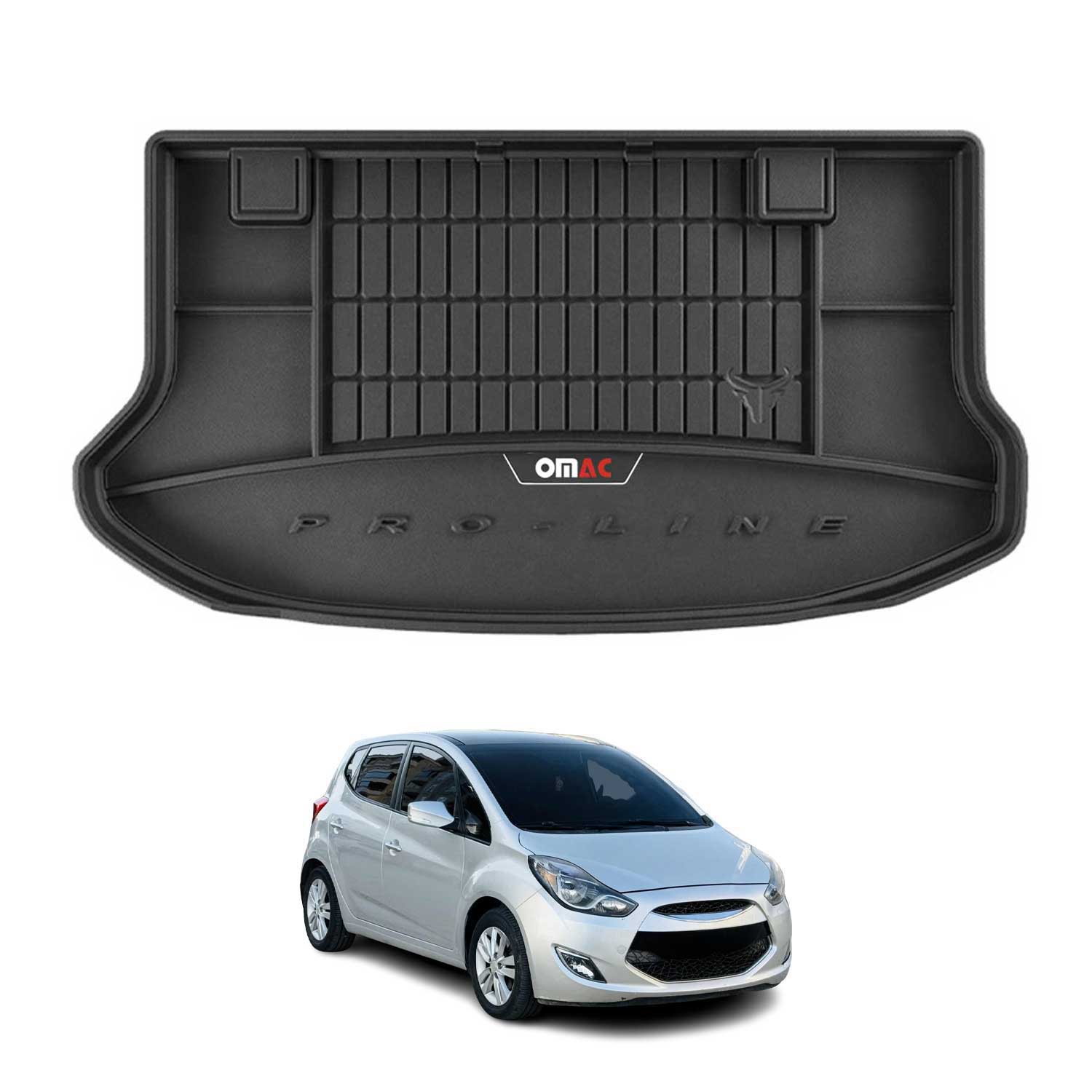 Omac Gummi Kofferraumwanne Für Hyundai Ix20 2010-2019 Tpe Laderaumwanne Schwarz