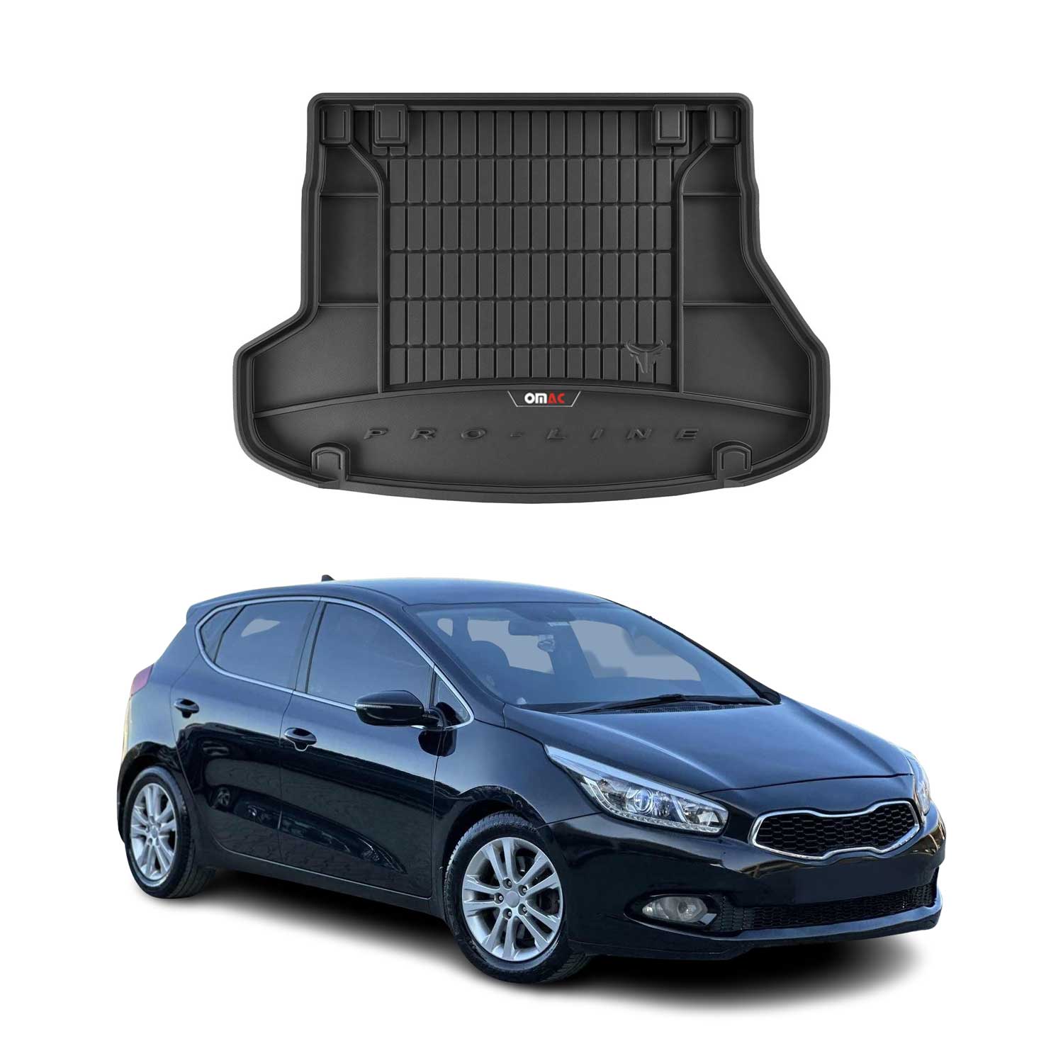 Omac Gummi Kofferraumwanne Für Kia Ceed Sport Wagon 2012-2018 Tpe Laderaumwanne