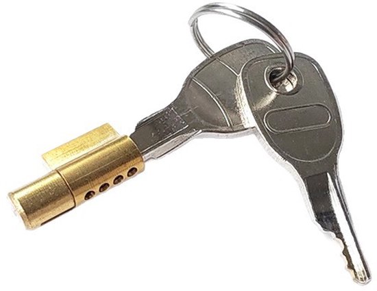 Set Mit 2 Silberfarbenen Runden Anhängerkupplungszylinderschlössern – Mit 2 Schlüsseln Für Anhänger Und Wohnmobile