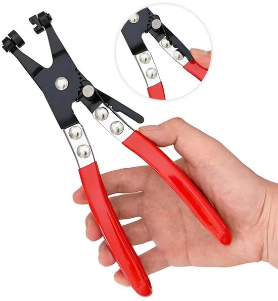 Professionelle Schlauchschellenzange Mit Ergonomischen Griffen, Ringförmige Flachschlauchschellenzange, Reparaturwerkzeug, Autoteile.