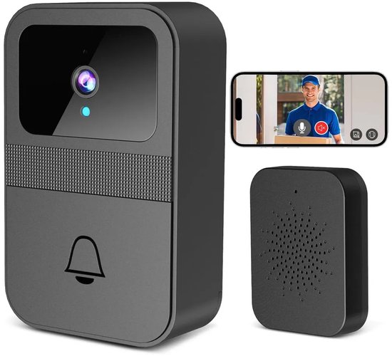 Intelligente Türklingel Mit Kamera, Drahtloser Video-türklingel Und Gegensprechfunktion Mit Sprachsteuerung.