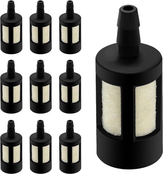 Kraftstofffilter – Für Benzin-kettensägen, Rasenmäher, Laubbläser, Trimmer, 10 Stück