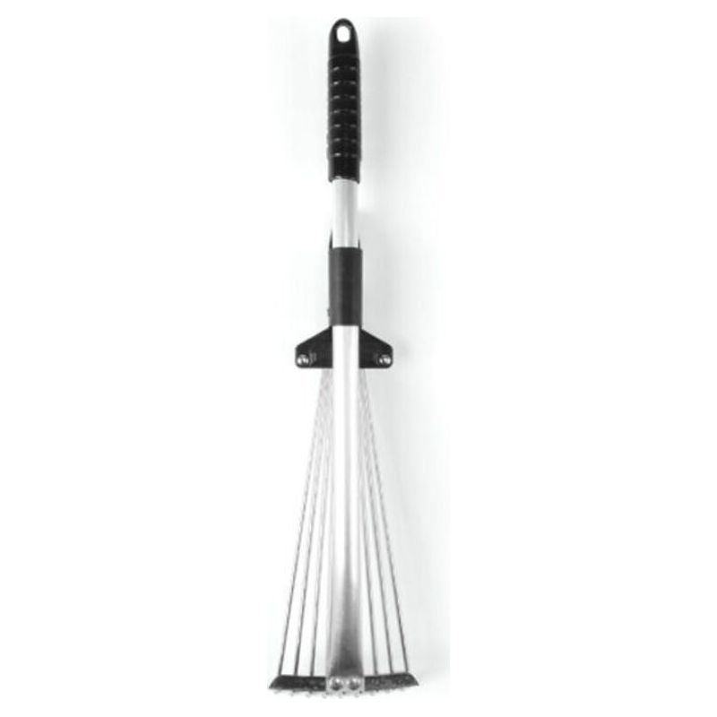 Verstellbarer, Faltbarer Gartenrechen, Ausziehbarer Metall-teleskoprechen, Laubkorb, Laubreinigungsrechen Für Garten, Rasen Und Hof