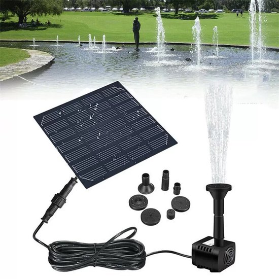 Solar-springbrunnen-wasserpumpenpanel Für Vogeltränke Und Garten - Energiesparende Außenwasserpumpe