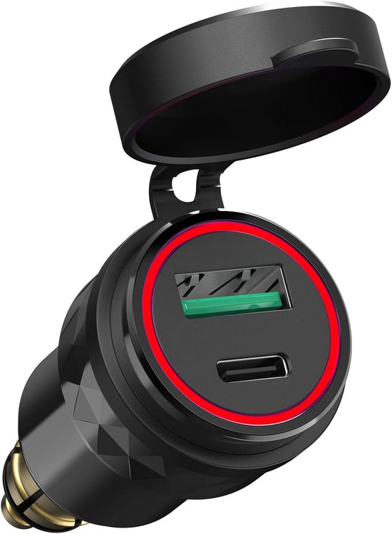 Usb-din-stecker-ladeadapter Für Motorradfahrer Mit Wasserdichtem Design